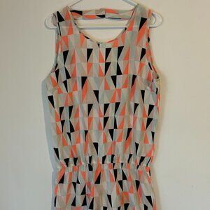 Geometric Print Romper by Jacqueline de Yong